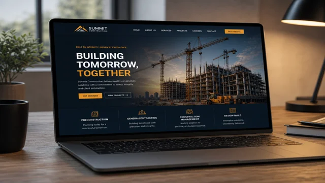Web de ejemplo - Construcción
